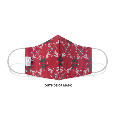 Martex Health Fair Isle Standard Triple Layer Face Mask with SILVERbac™ Antimicrobial Technology - Single Pack