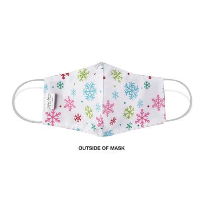 Martex Health Snowy Day Youth Triple Layer Face Mask with SILVERbac™ Antimicrobial Technology - Single Pack