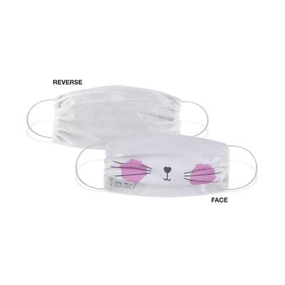 Martex Health Bunny Face Double Layer Gathered Youth Face Mask