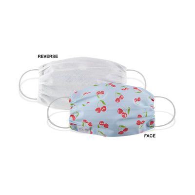 Martex Health Cherries Double Layer Gathered Standard Face Mask