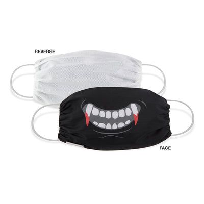 Martex Health Adult Halloween Scary Gathered Face Mask 3-Pack