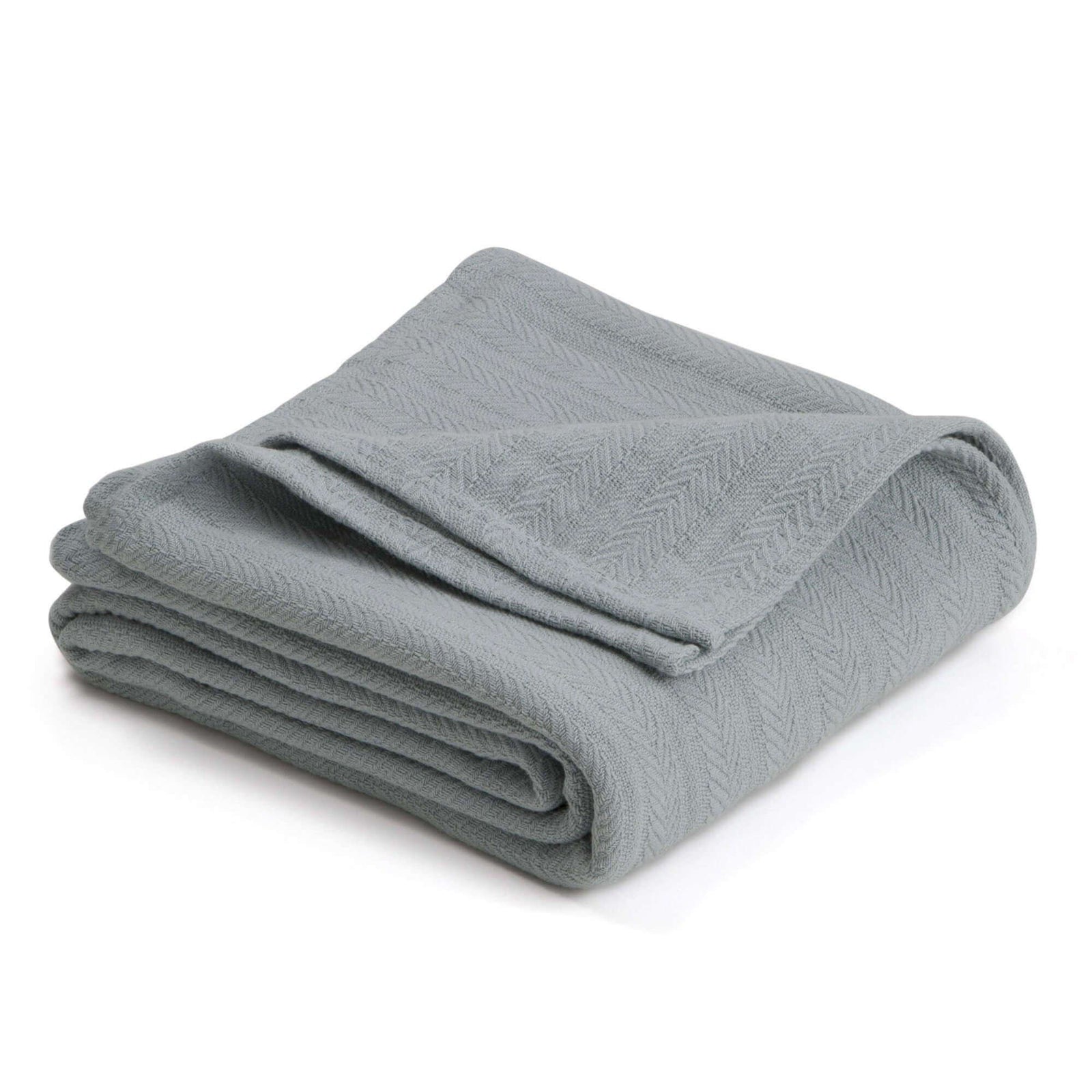 Vellux® Cotton Blanket in Gray Mist