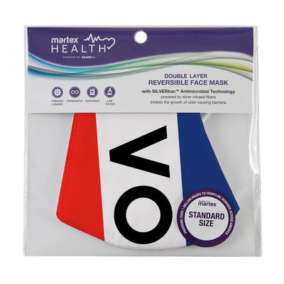 Martex Health Vote Triple Layer Face Masks with SILVERbac™ Antimicrobial Technology