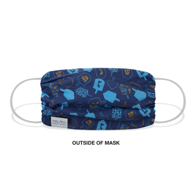 Martex Health Dreidels Double Layer Gathered Face Mask - Single Pack
