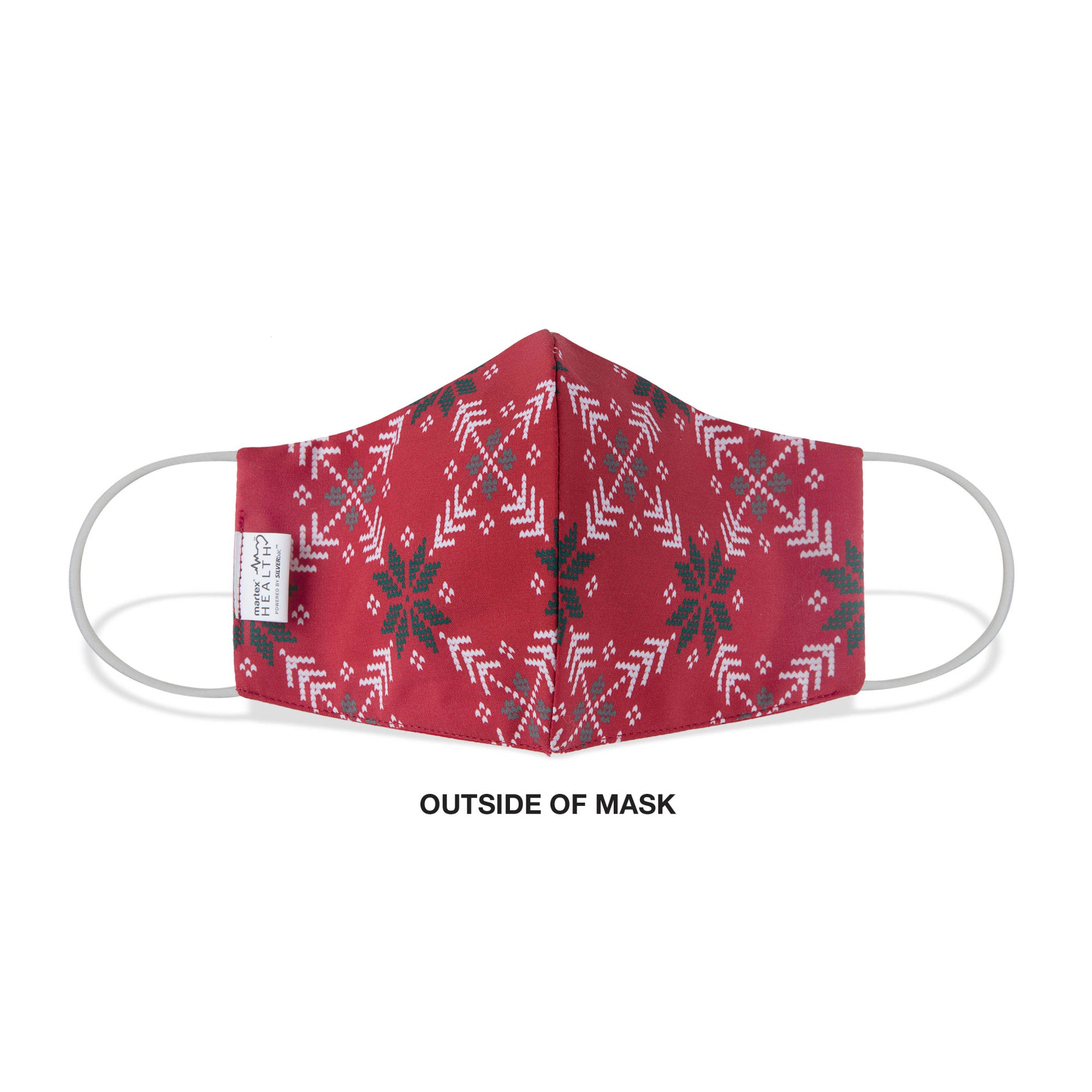 Martex Health Fair Isle Standard Triple Layer Face Mask with SILVERbac™ Antimicrobial Technology - Single Pack