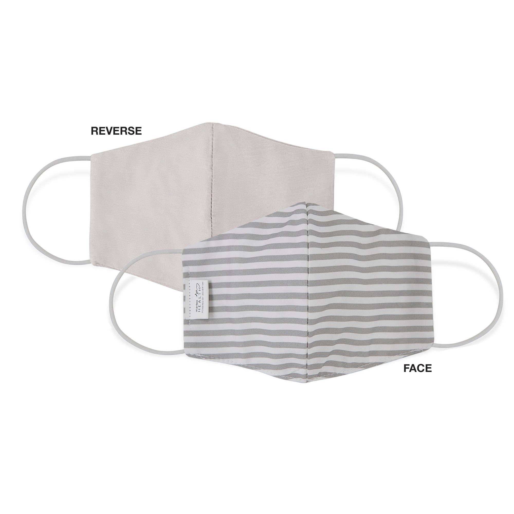 Martex Health Triple Layer Adult Face Mask with SILVERbac™ Antimicrobial Technology
