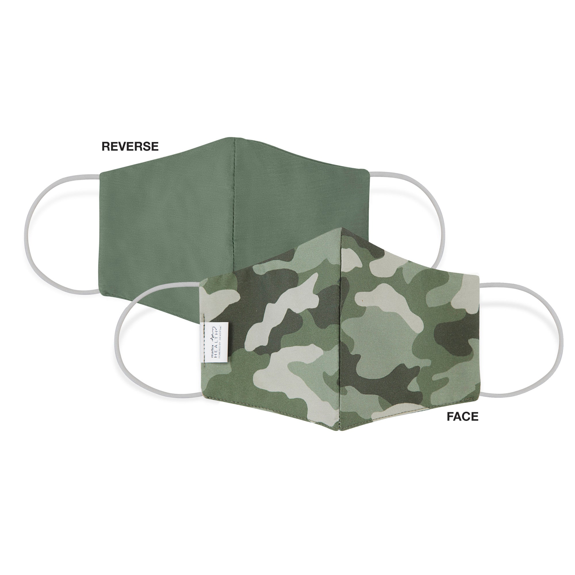 Martex Health Triple Layer Adult Face Mask with SILVERbac™ Antimicrobial Technology