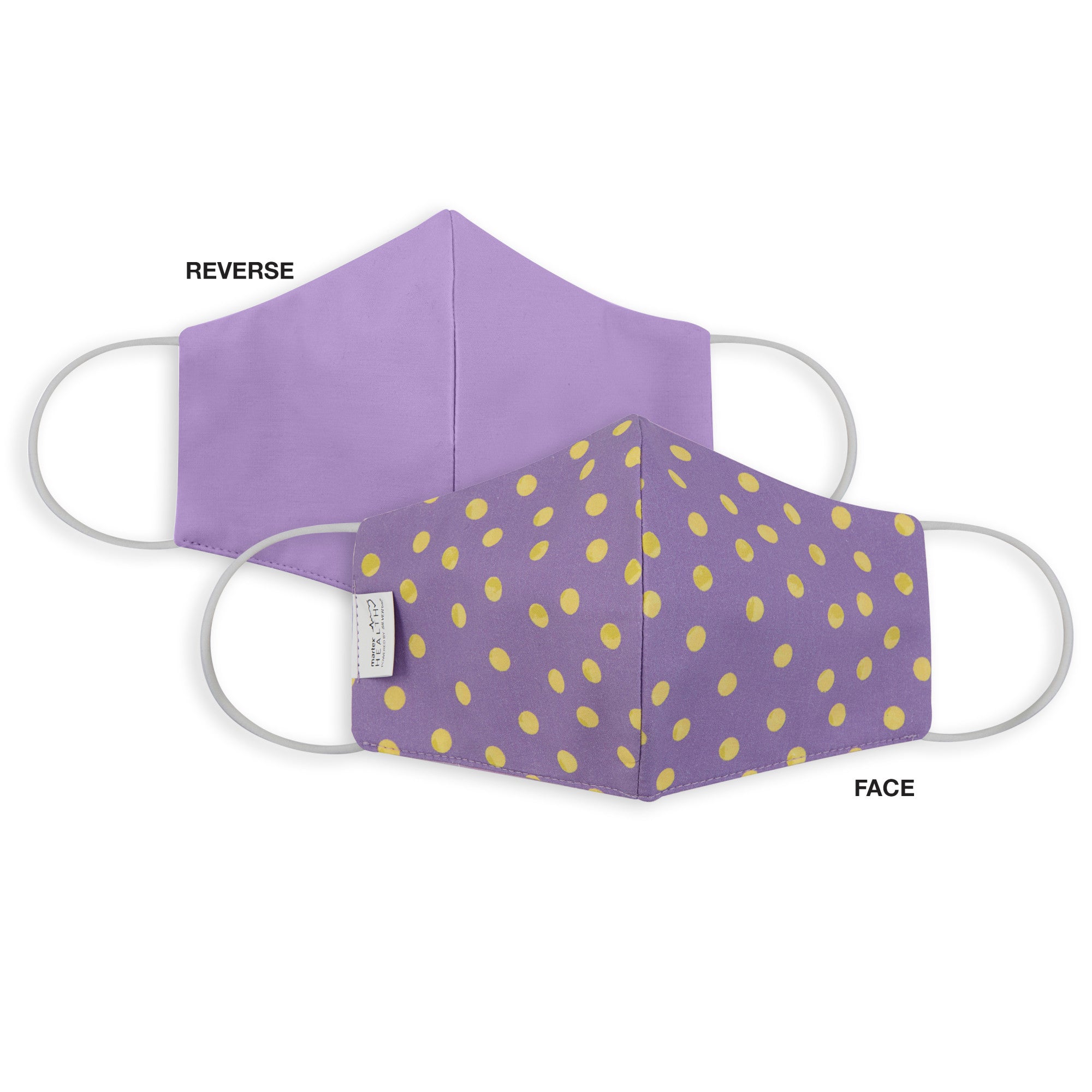 Martex Health Beyond Basic Brights Triple Layer Face Masks with SILVERbac™ Antimicrobial Technology 3 Pack