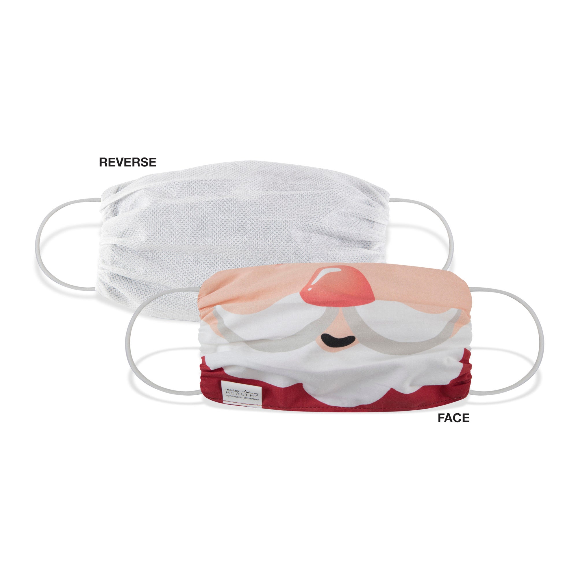 Martex Health Christmas Character Double Layer Gathered Face Masks 4-Pack