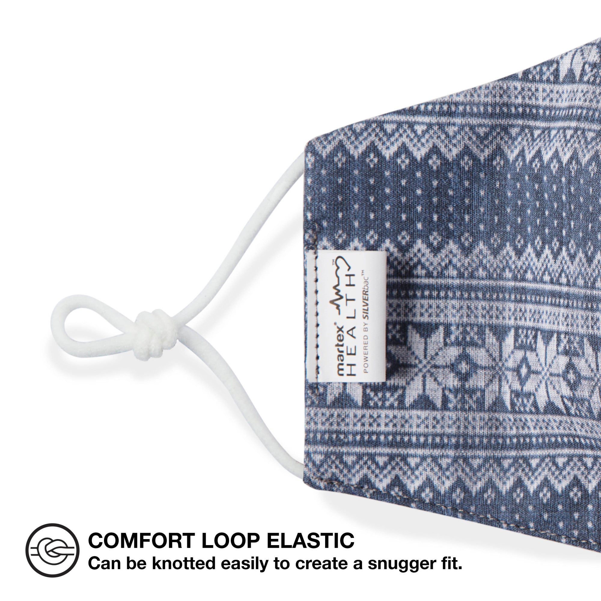 Martex Health Cozy Cabin Reversible Triple Layer Face Masks with SILVERbac Antimicrobial Technology