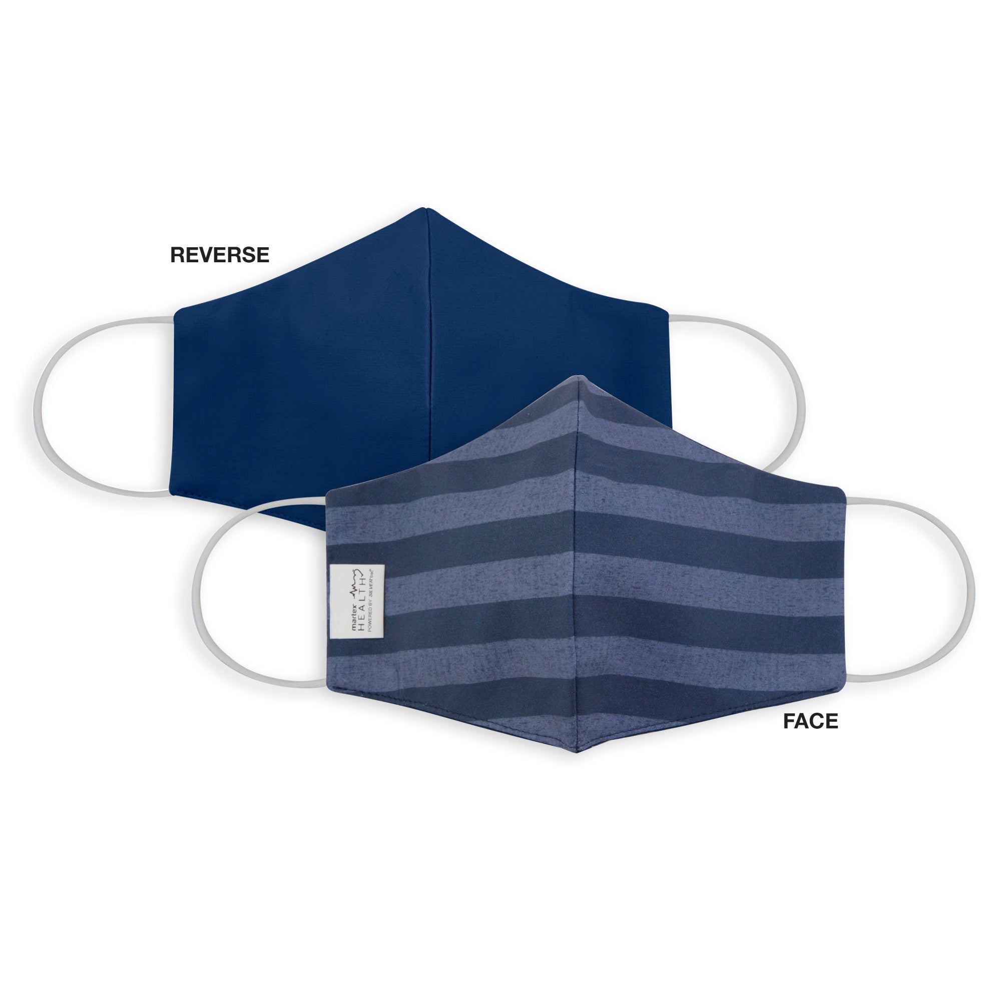 Martex Health First Day Outfit Triple Layer Face Masks with SILVERbac™ Antimicrobial Technology 3-Pack
