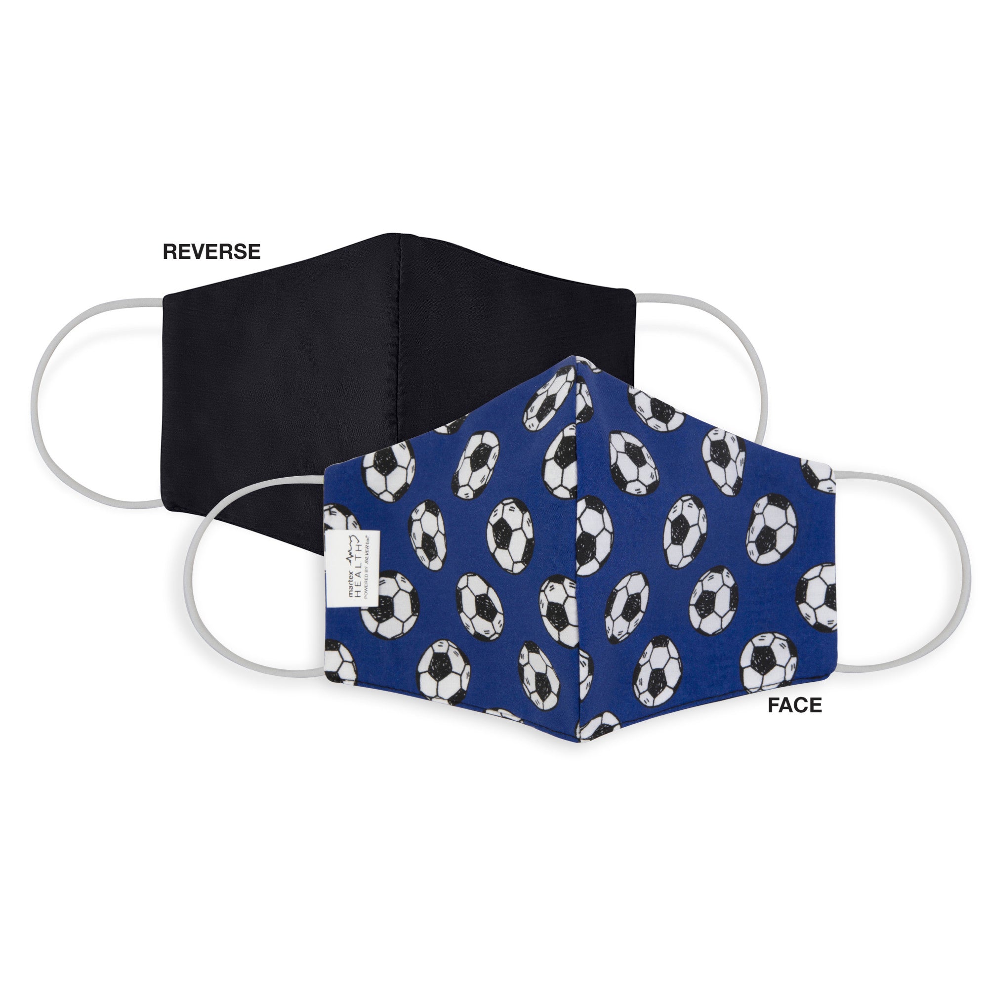 Martex Health Sports Triple Layer Face Masks with SILVERbac™ Antimicrobial Technology