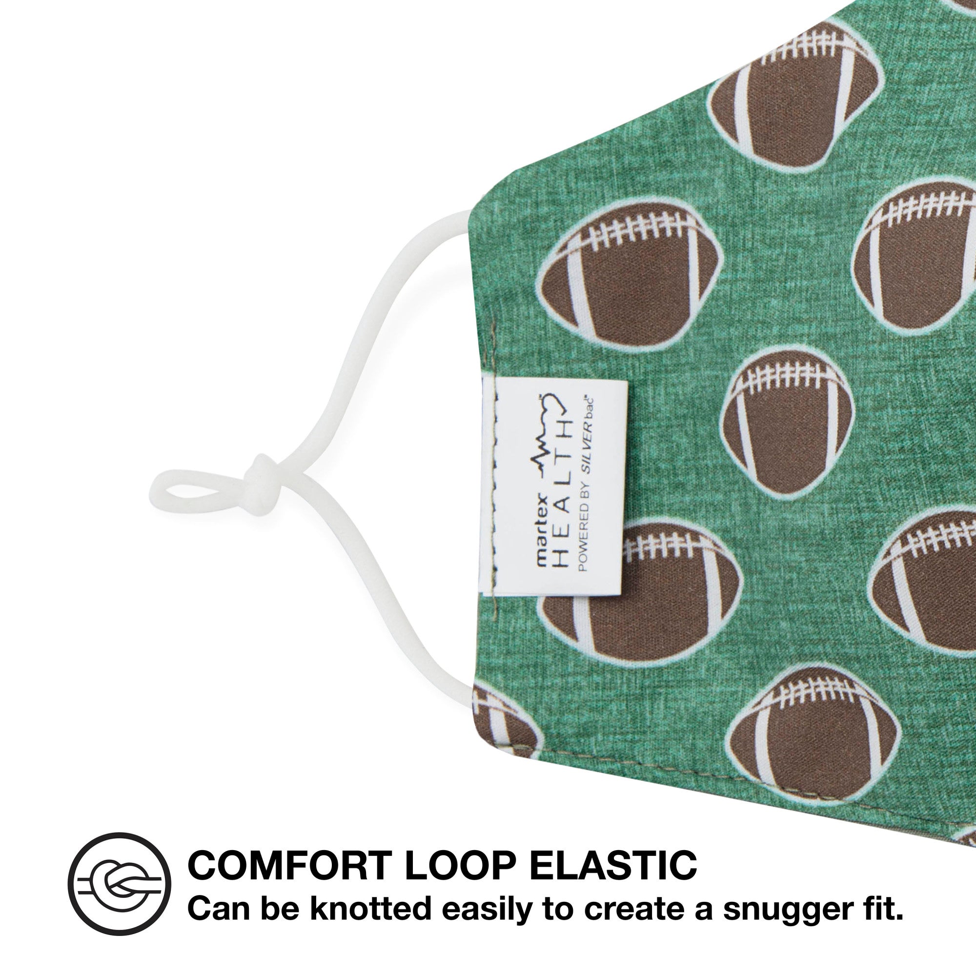 Martex Health Sports Triple Layer Face Masks with SILVERbac™ Antimicrobial Technology