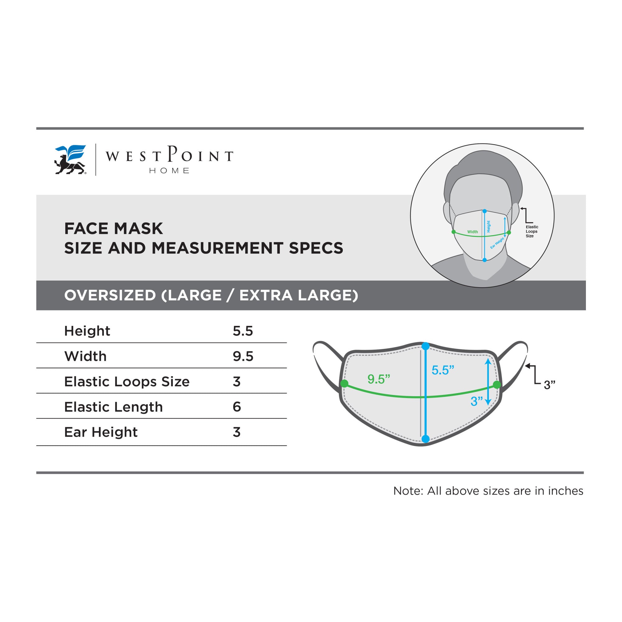 Martex Health Star Spangled Reversible Triple Layer Face Masks with SILVERbac™ Antimicrobial Technology