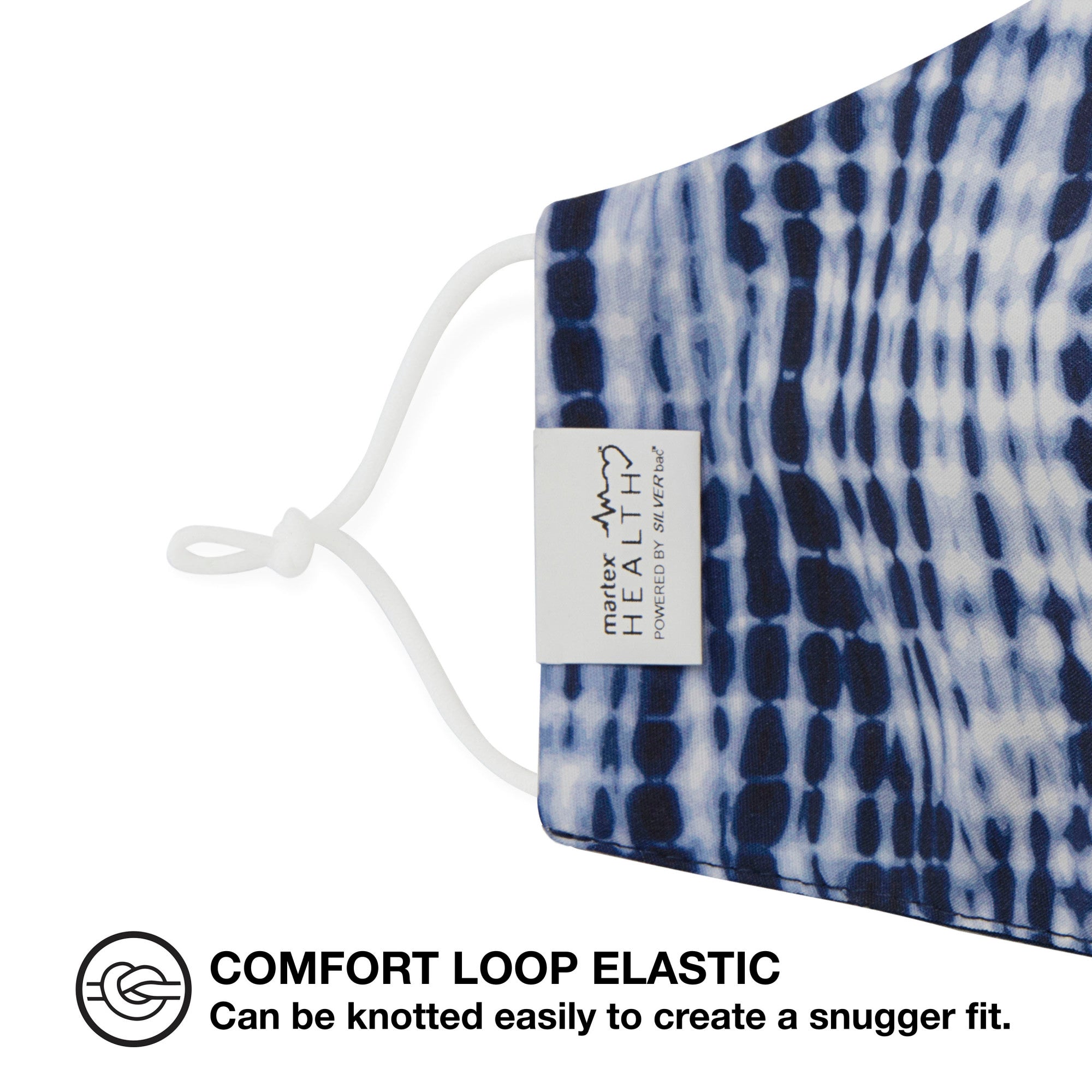 Martex Health Tie Dye Triple Layer Face Masks with SILVERbac™ Antimicrobial Technology 3-Pack