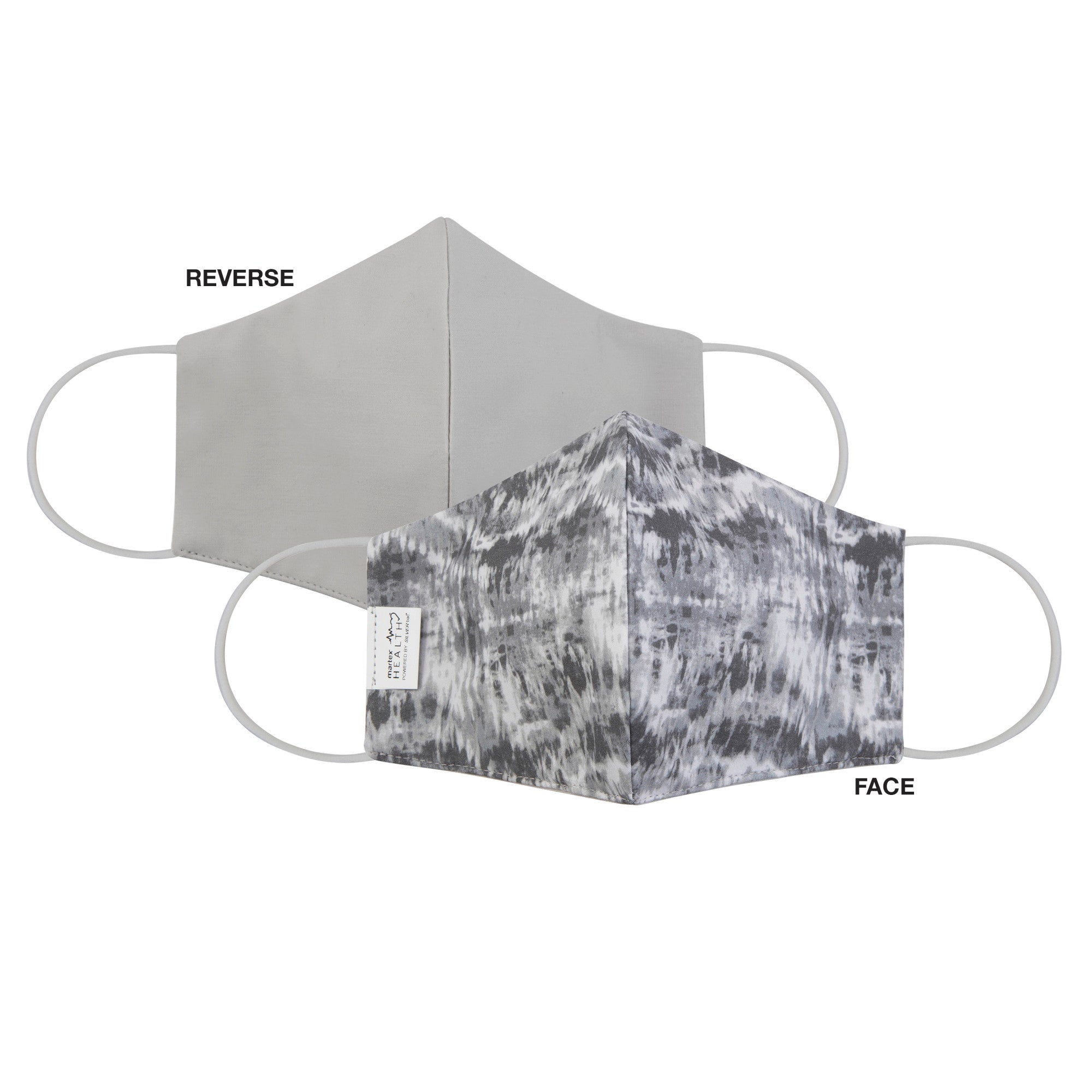 Martex Health Tie Dye Triple Layer Face Masks with SILVERbac™ Antimicrobial Technology 3-Pack