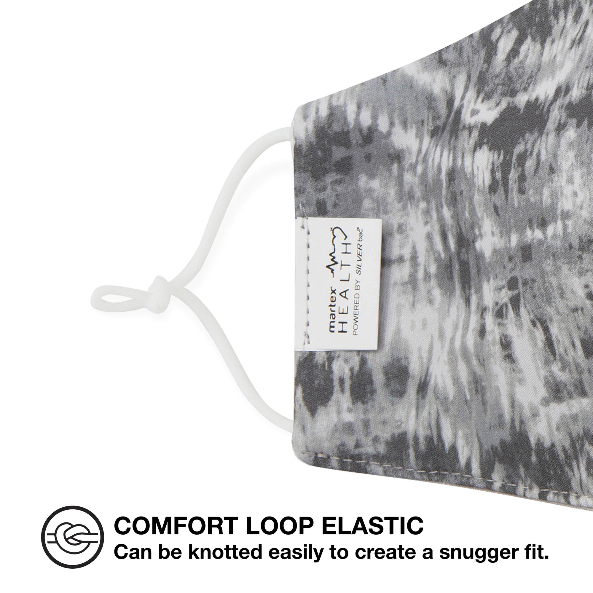Martex Health Tie Dye Triple Layer Face Masks with SILVERbac™ Antimicrobial Technology 3-Pack