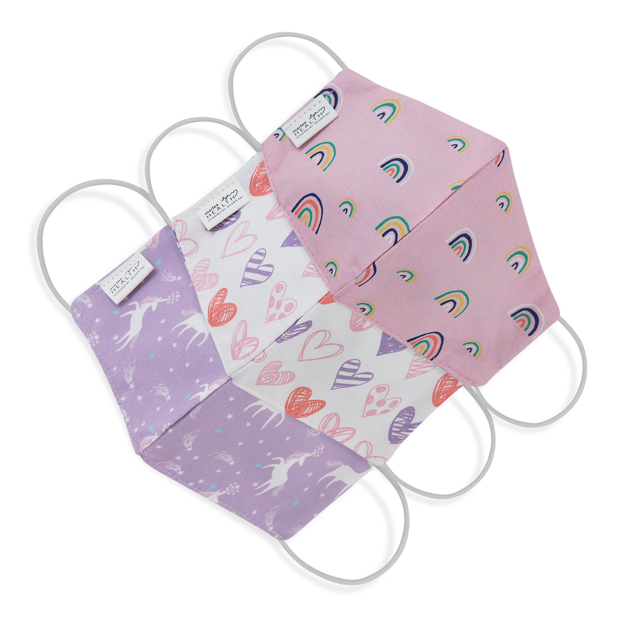 Martex Health Youth Triple Layer Face Mask with SILVERbac™ Antimicrobial Technology