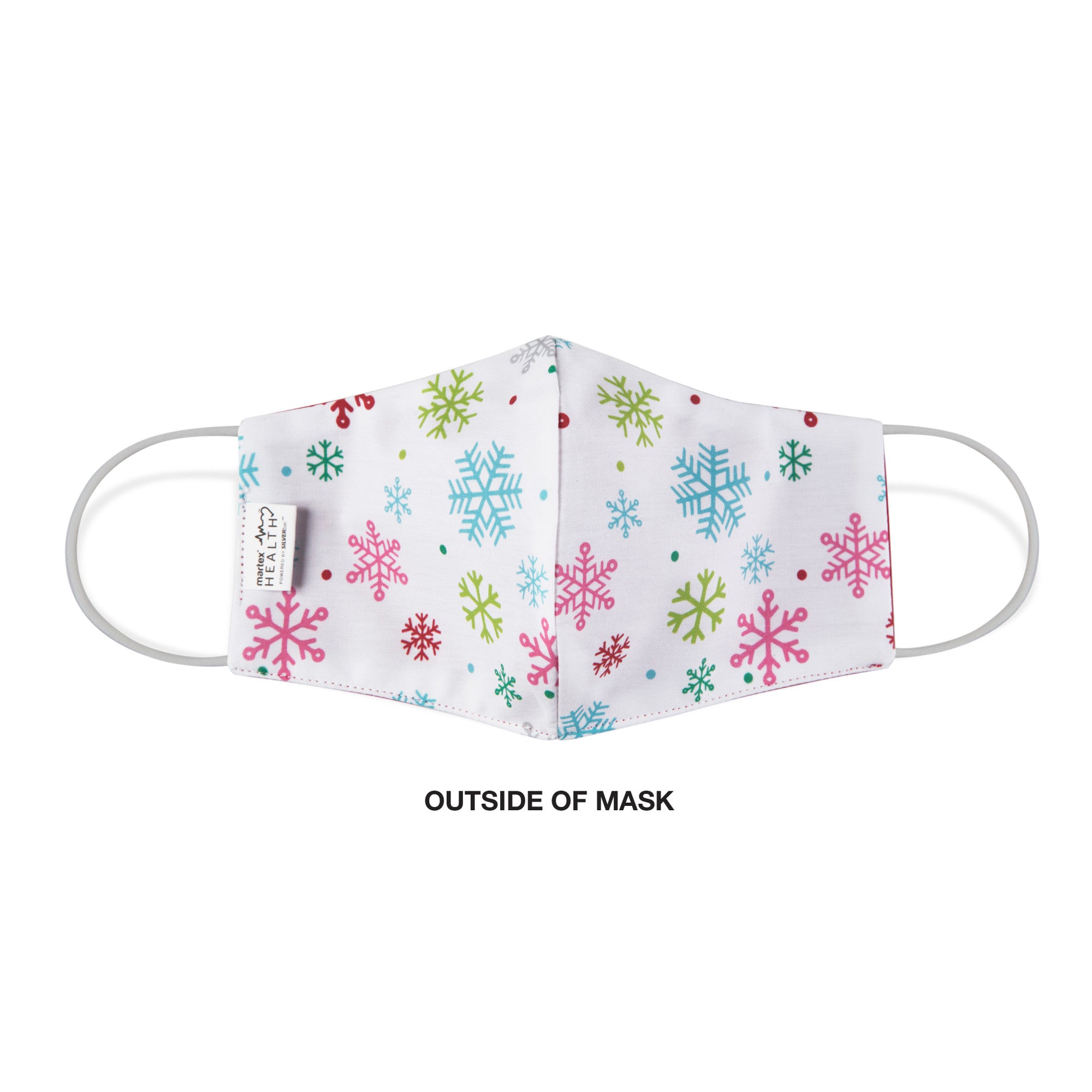 Martex Health Snowy Day Youth Triple Layer Face Mask with SILVERbac™ Antimicrobial Technology - Single Pack