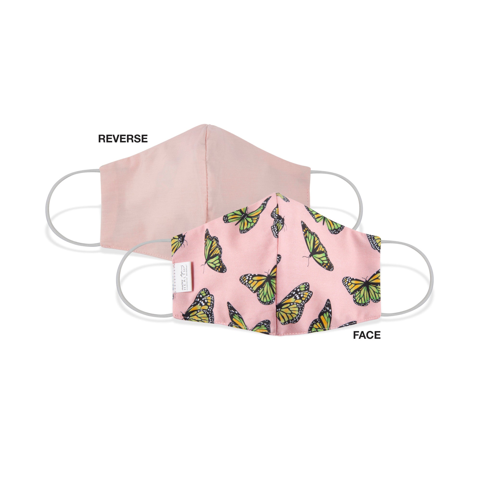 Martex Health Butterfly Triple Layer Standard Face Mask with SILVERbac™ Antimicrobial Technology