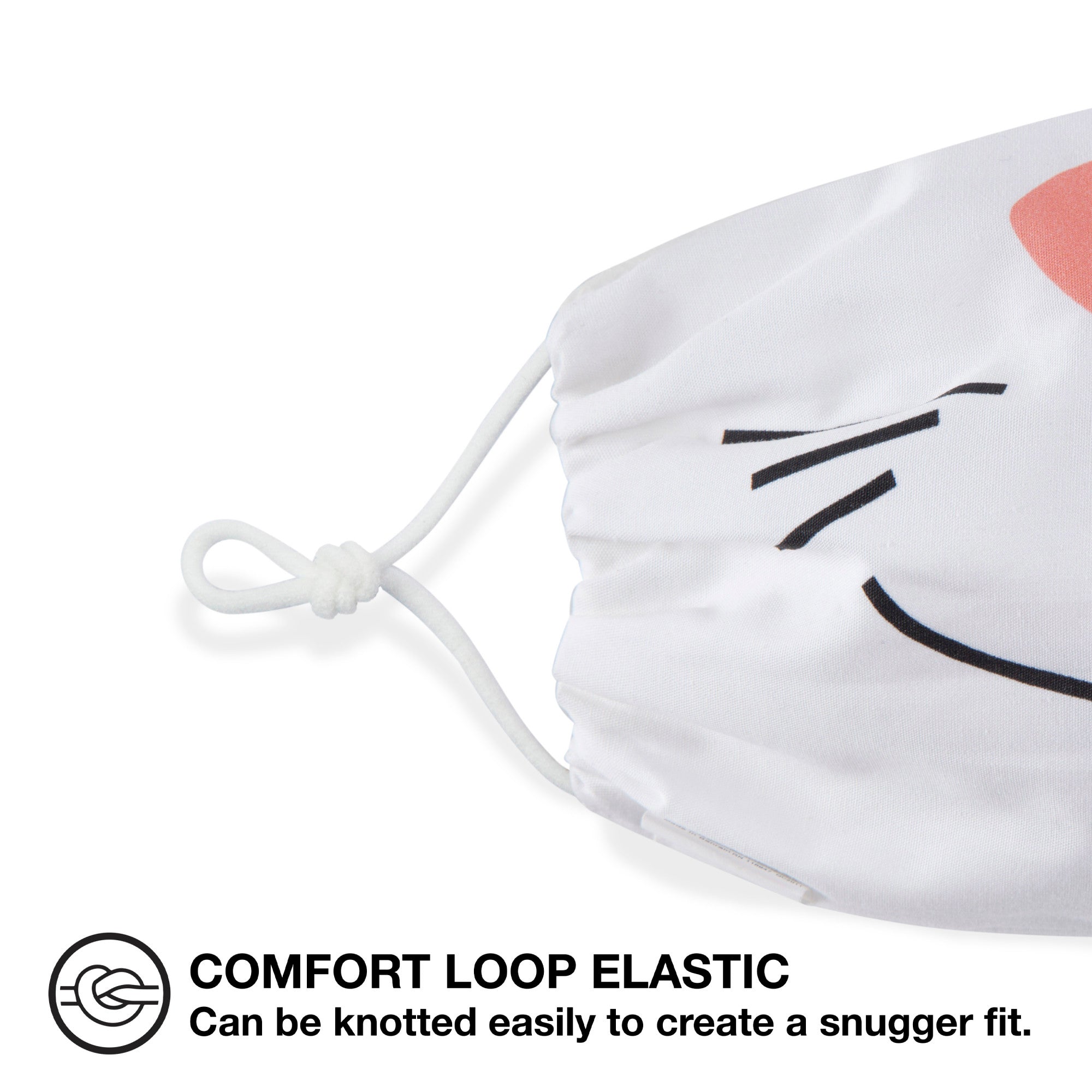 Martex Health Easter Bunny Double Layer Gathered Standard Face Mask
