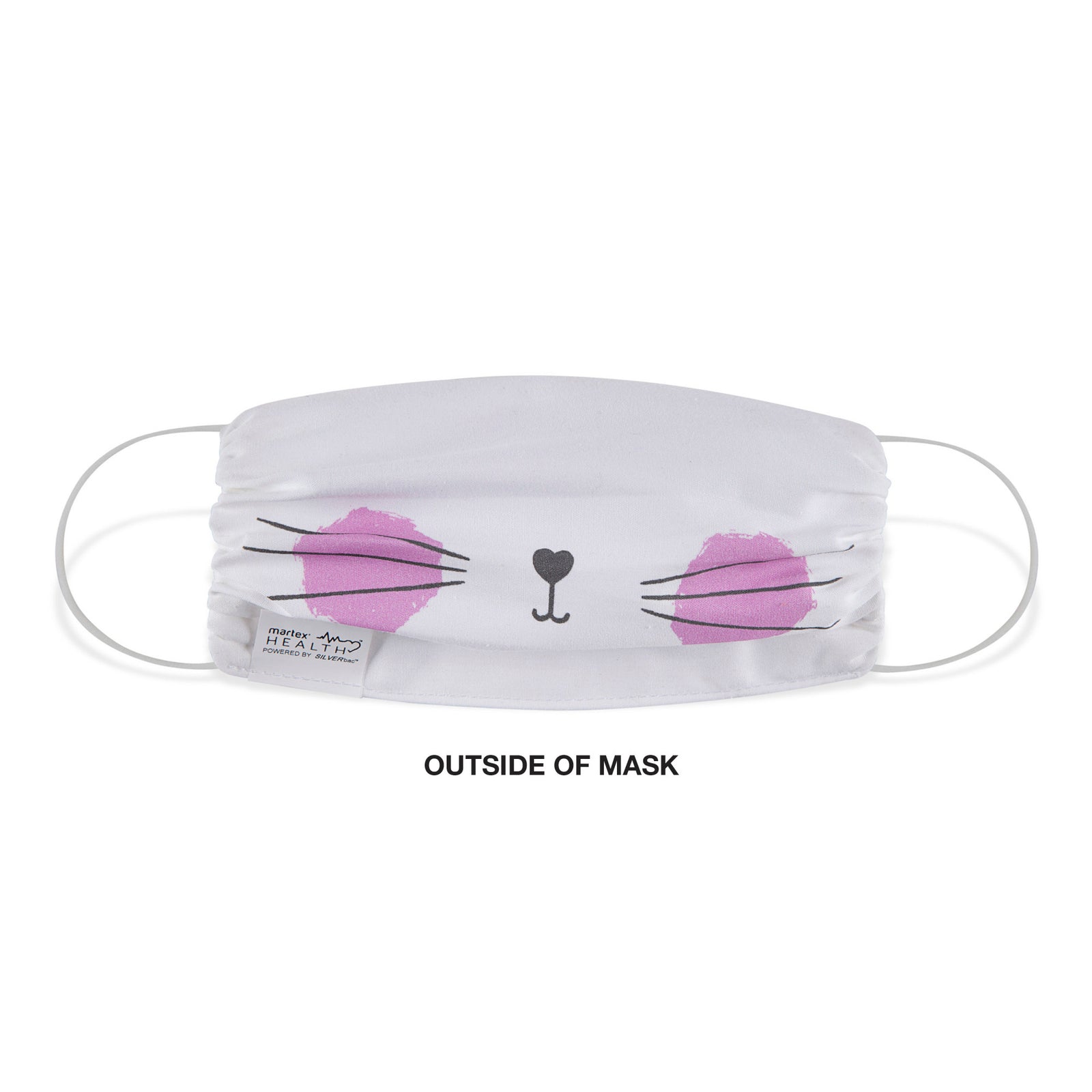 Martex Health Bunny Face Double Layer Gathered Youth Face Mask