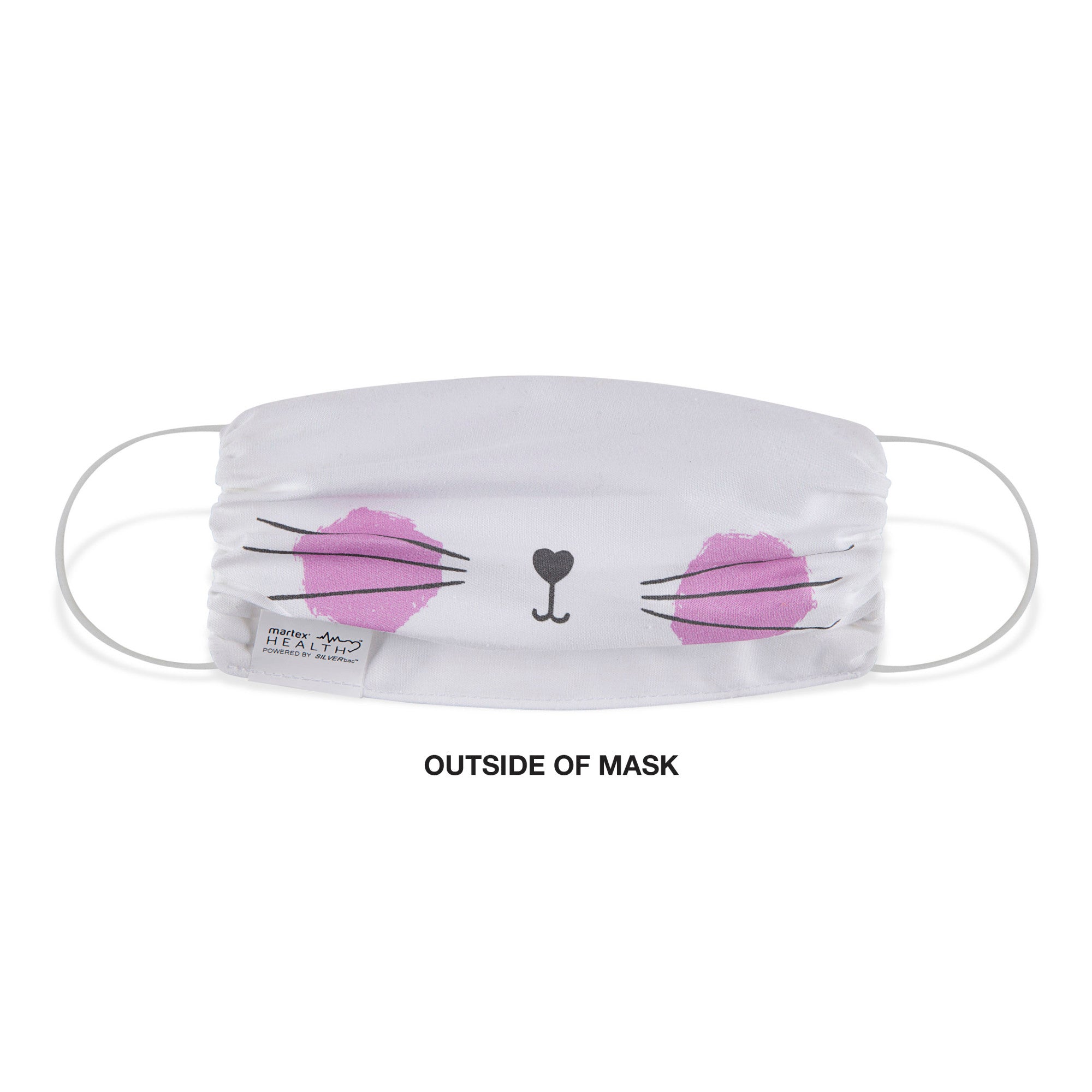 Martex Health Bunny Face Double Layer Gathered Youth Face Mask