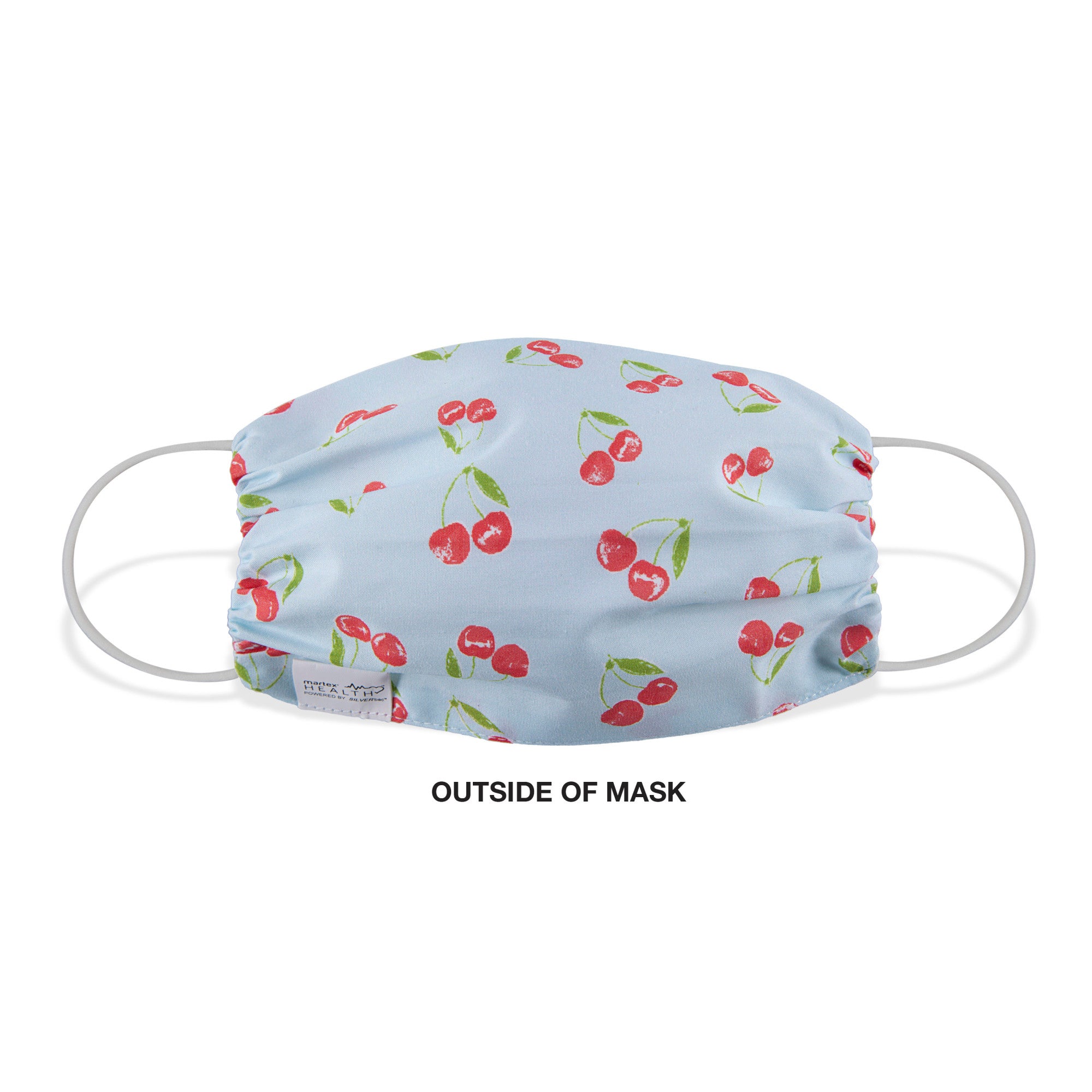 Martex Health Cherries Double Layer Gathered Standard Face Mask