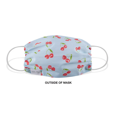 Martex Health Cherries Double Layer Gathered Standard Face Mask