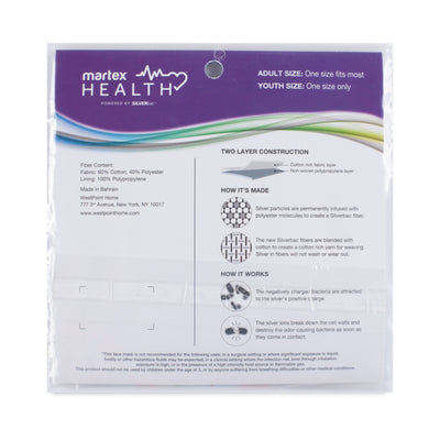 Martex Health Cherries Double Layer Gathered Standard Face Mask