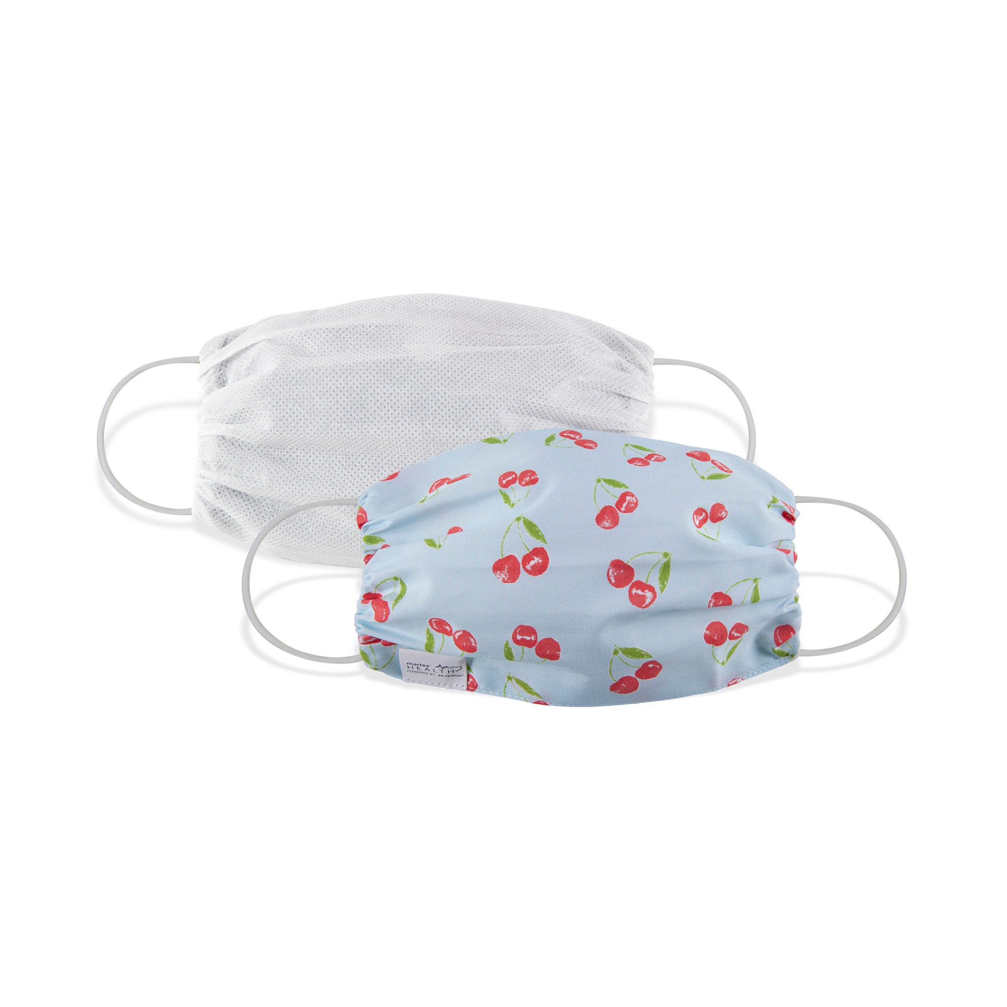 Martex Health Cherries Double Layer Gathered Standard Face Mask