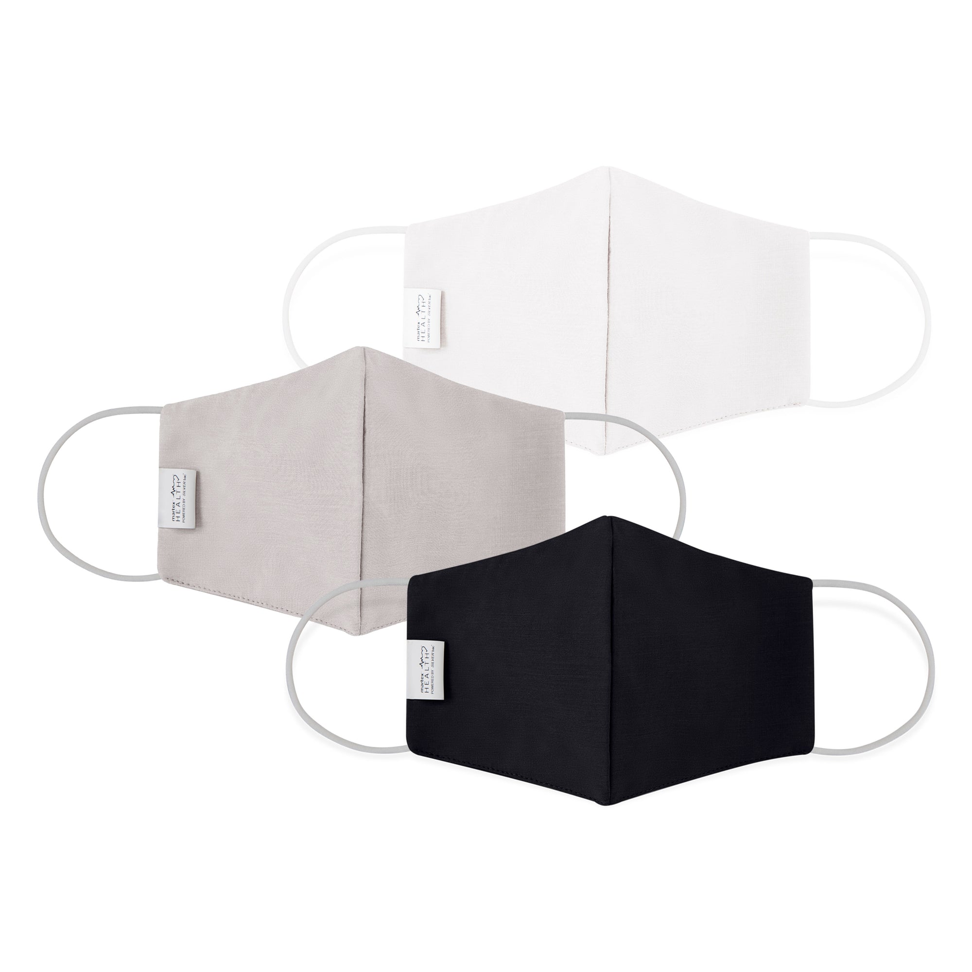 Martex Health Triple Layer Adult Face Mask with SILVERbac™ Antimicrobial Technology